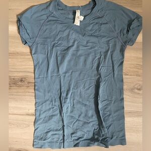 Athleta Blue Short Sleeve Tee
